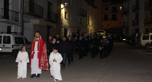 Villafranca vivió el Miércoles Santo con la procesión del Calvario