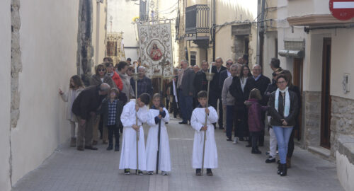Vilafranca despide la Semana Santa 2023 con la tradicional procesión del Encuentro y un emotivo concierto de pasodobles