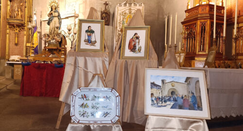 Celebrado el sorteo solidario de Semana Santa en Vilafranca con los números premiados ya disponibles